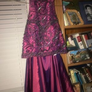 Sherri Hill two piece homecoming dress worn once.